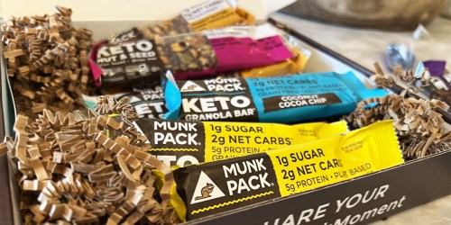 Exclusive Savings + Free Shipping on Team-Fave Munk Pack Snack Bars (Gluten-Free & Keto-Friendly!)