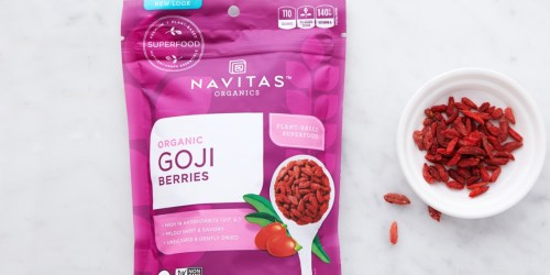 Navitas Organics Goji Berries 8oz Bag Only $5.49 Shipped on Amazon (Regularly $9)
