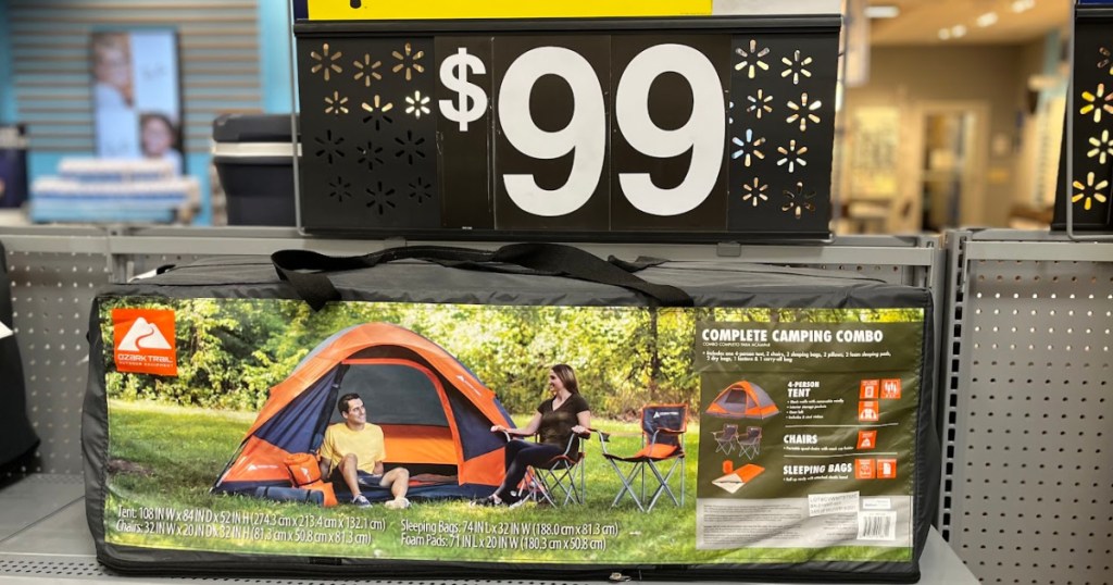 Ozark Trail camping tent sent