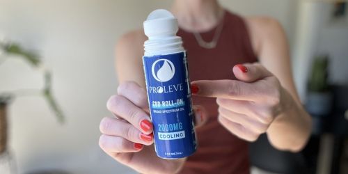 50% Off Proleve CBD Pain Relief Products | Includes Our Favorite Cooling Roll-On, Gummies & More