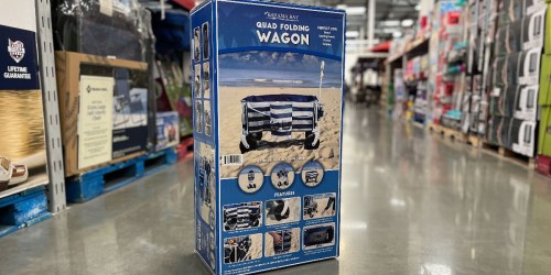 Quad Folding Wagon Just $69.98 at Sam’s Club | Perfect for Beach Trips, Camping & More