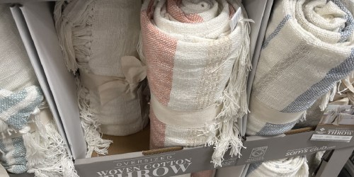 Member’s Mark Woven Cotton Throw Blankets Possibly Only $9.98 at Sam’s Club (Regularly $20)