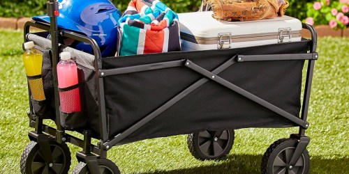 Collapsible Wagon Only $49.98 Shipped on Walmart.com | Great for Beach Trips & Sporting Events!