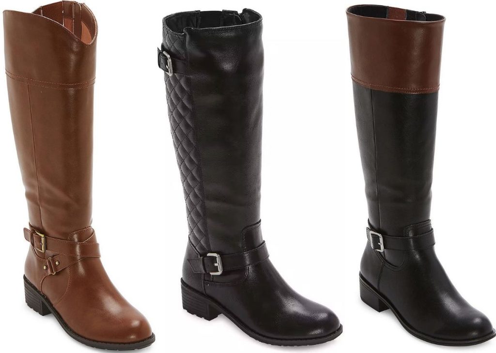 3 tall riding boots from JCpenney