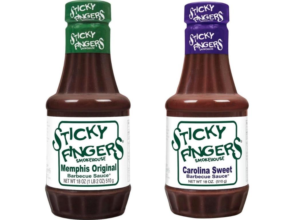 sticky fingers memphis and carolina bbq sauces