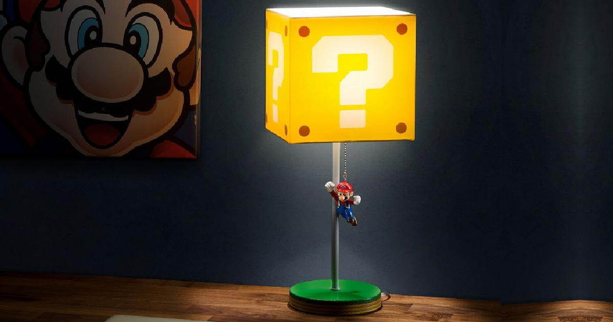 Kids Character Table Lamps from $ on  (Reg. $40) | Super  Mario, Disney, Minecraft & More