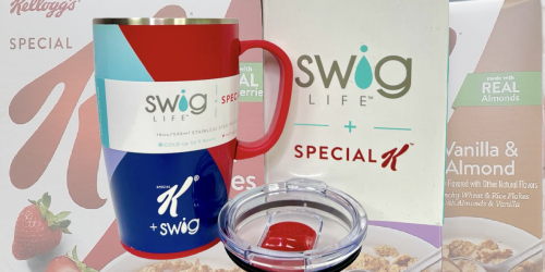 4 Kellogg’s Special K Cereals + Swig Life Travel Mug Only $10.58 After Cashback at CVS ($60 Value!)