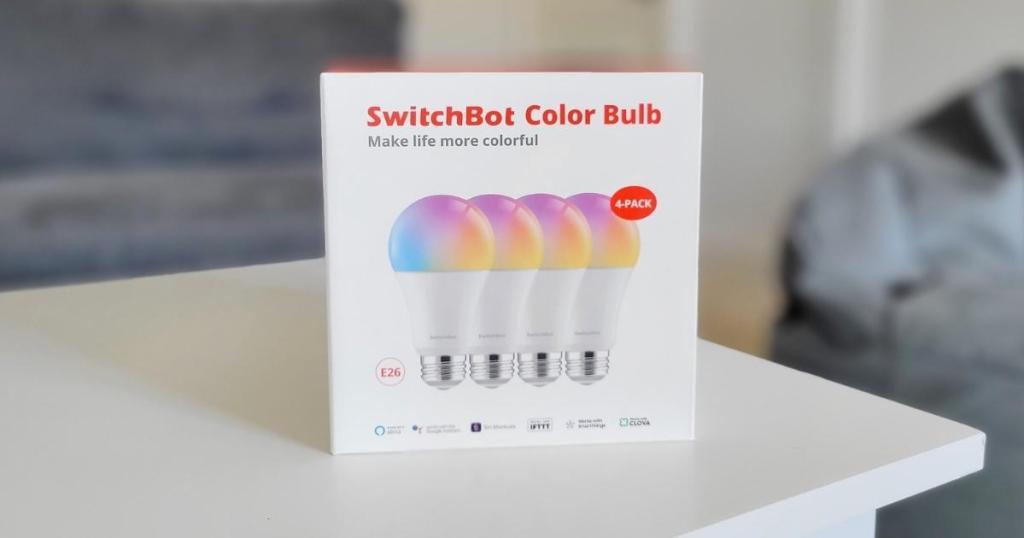 SwitchBot Smart Color Bulb (4 Pack)
