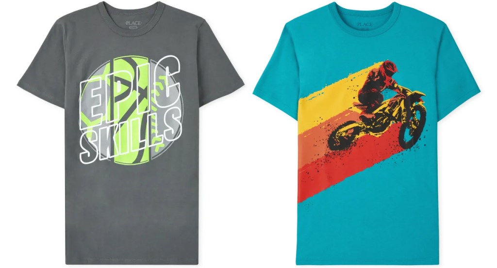 two boys graphic tees