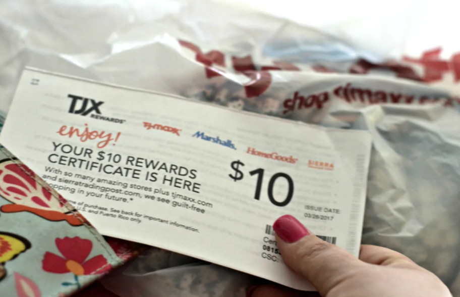 TJX Rewards coupon