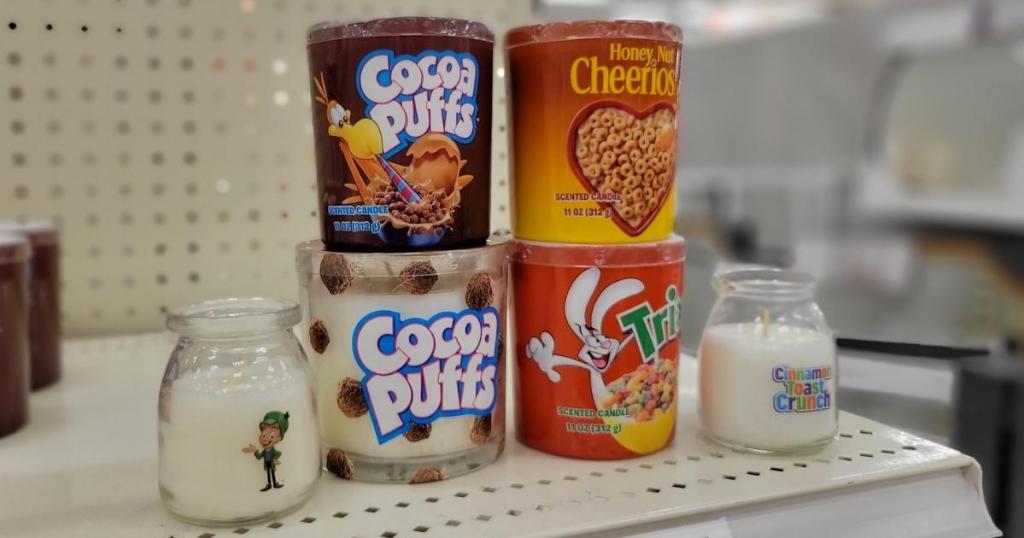 target cereal scented candles in store
