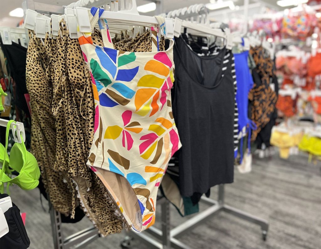 one piece bathing suits at target