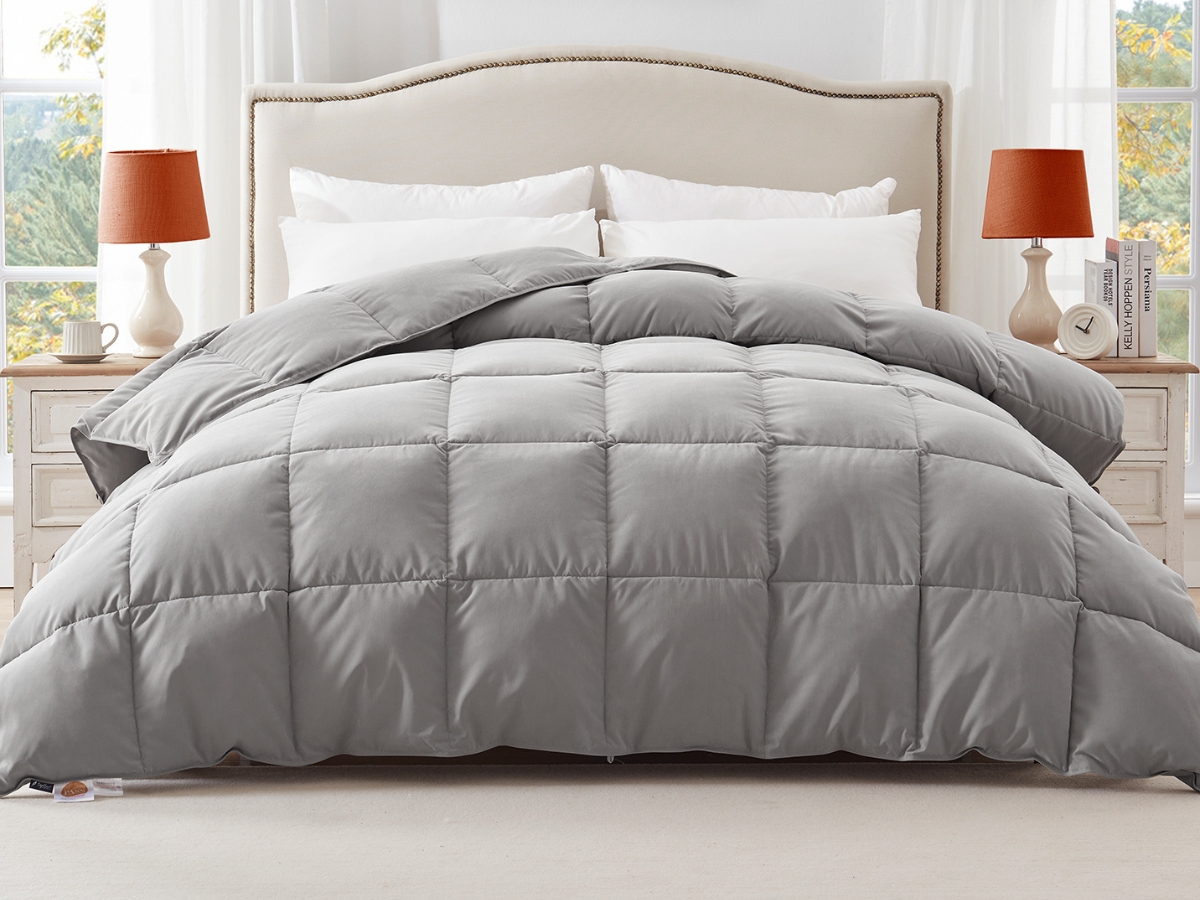 60% Off Cotton Down Comforters + Free Shipping on Amazon