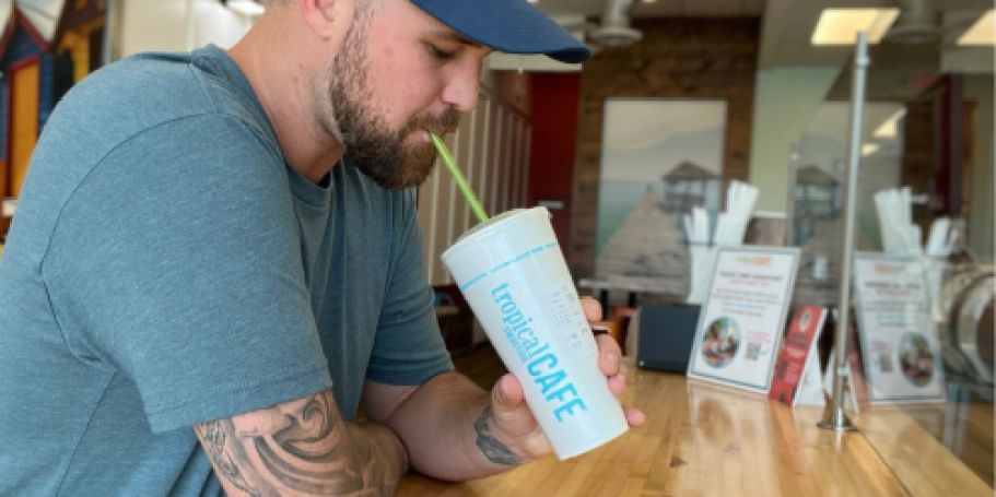 Last Day to Get a FREE Tropical Smoothie w/ Purchase!