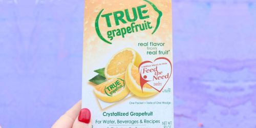 True Grapefruit Water Enhancer 500-Count Box Just $28.50 Shipped on Amazon (Only 6¢ Per Packet!)