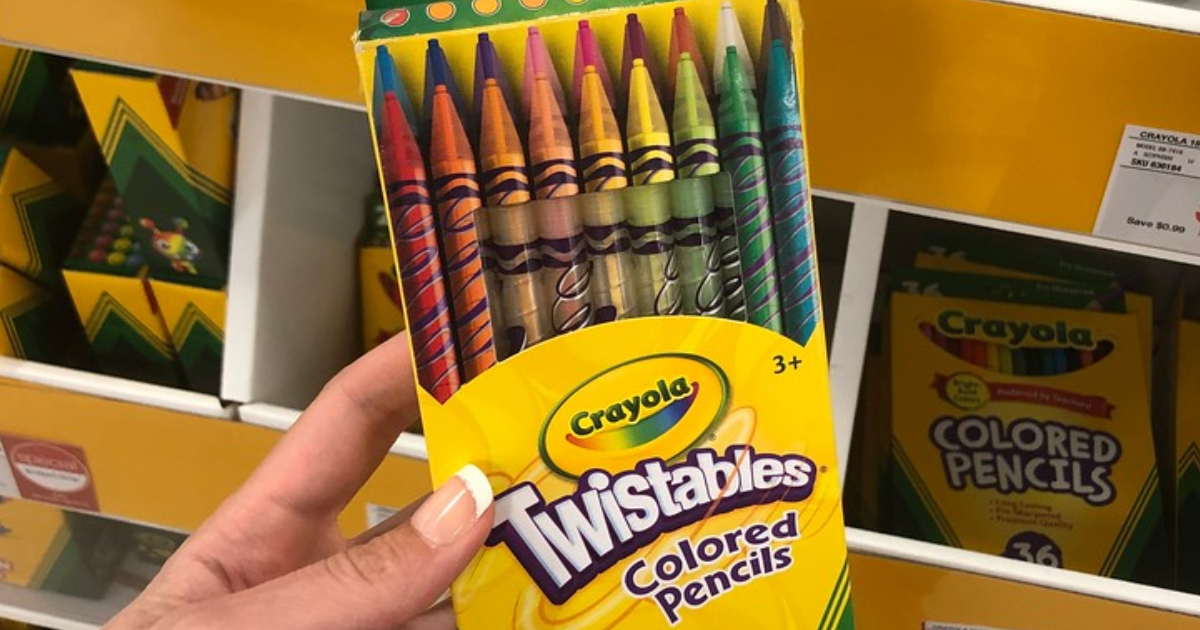 Crayola Twistables Colored Pencils 12-Count Only $2.93 on , No  Sharpening Needed