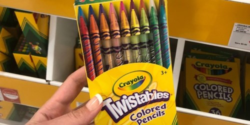 Crayola Twistables Colored Pencils 12-Count Only $2.93 on Amazon | No Sharpening Needed