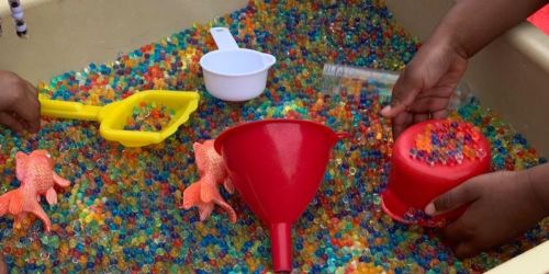 Highly Rated Rainbow Water Beads Only $7.64 on Amazon (Great for Sensory Bins!)
