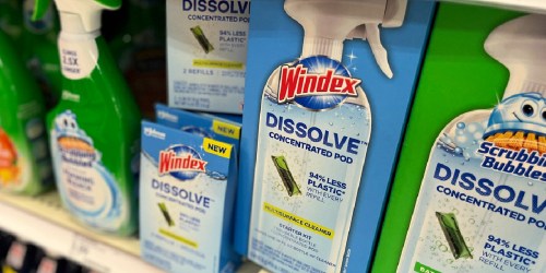 Windex Dissolve Pods Starter Kit Just $8.39 Shipped for Amazon Prime Members | Includes 3 Refills!