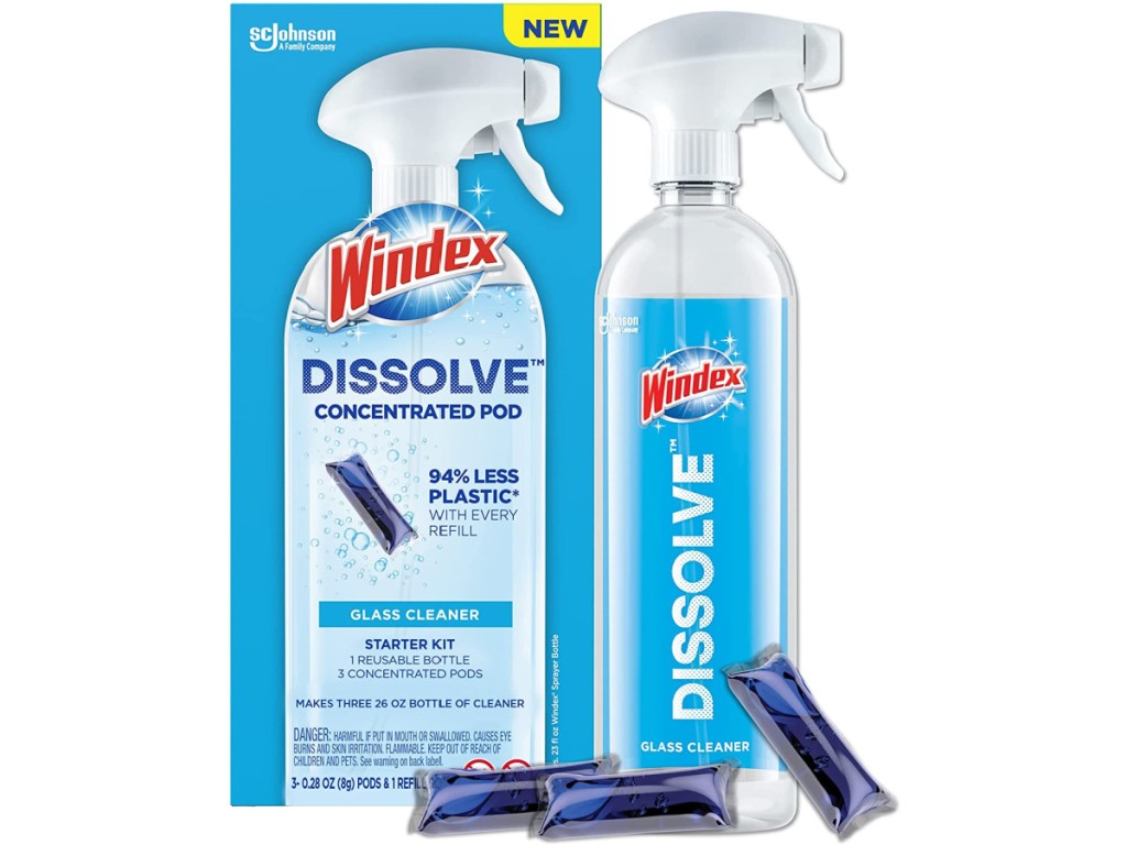Windex Dissolve Glass Cleaner Starter Kit