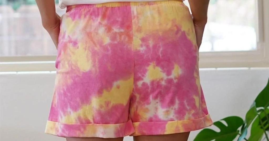Women's Tie Dye Lounge Shorts