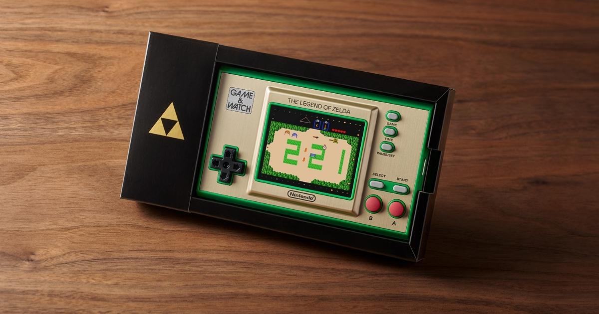 Zelda Nintendo Retro Handheld Console Only 39.97 Shipped on Walmart