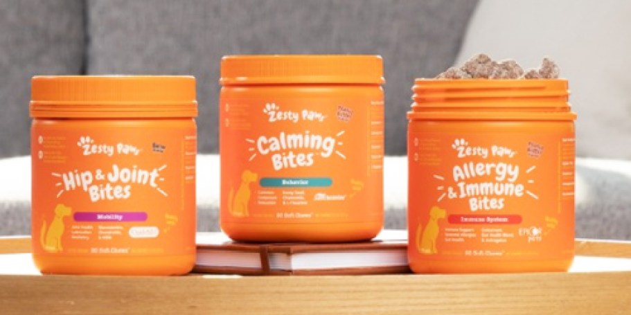 Zesty Paws Dog Supplements 90-Count Bites Just $17 Shipped on Amazon (Reg. $33)
