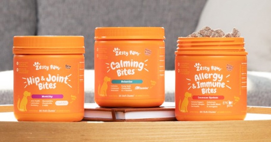 Zesty Paws Dog Supplements 90-Count Bites Just $17 Shipped on Amazon (Reg. $33)