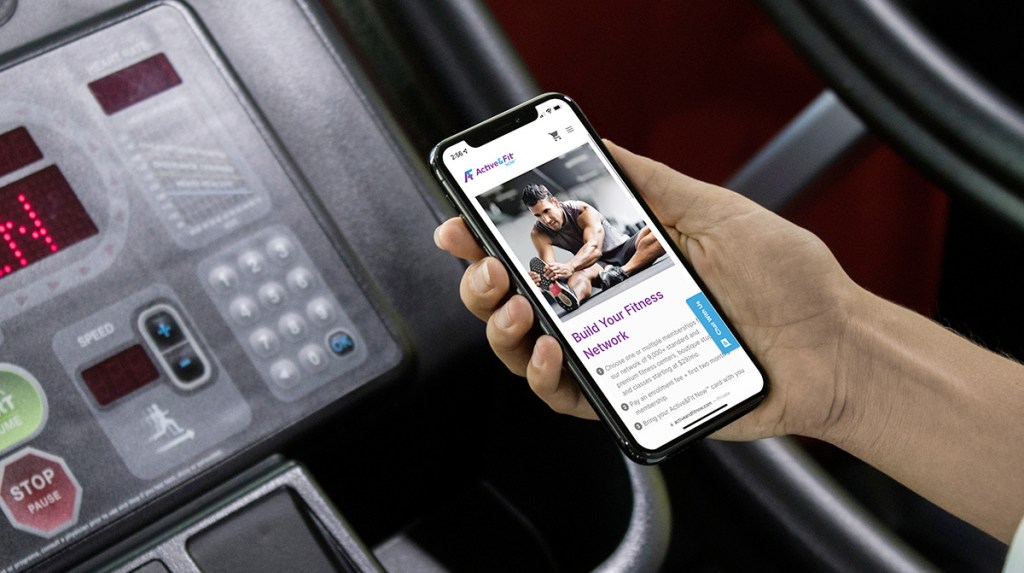 active and fit now membership on phone