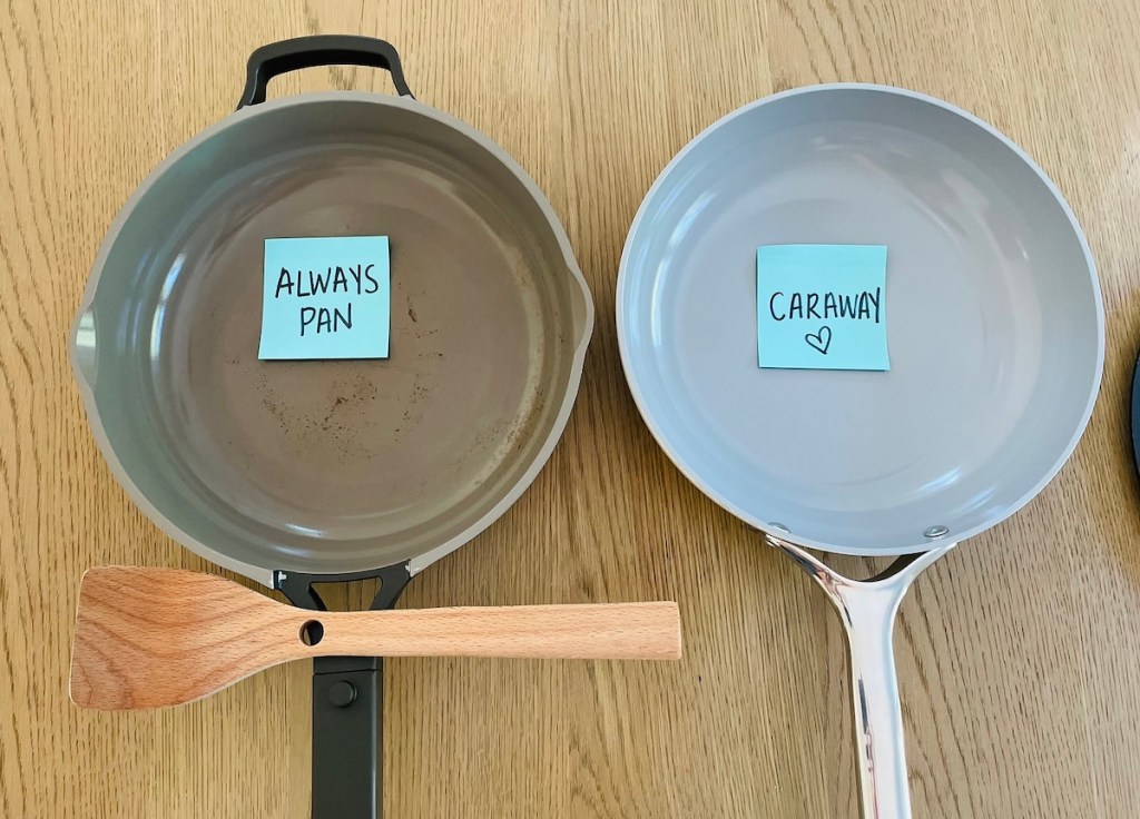 comparison between two nonstick pans