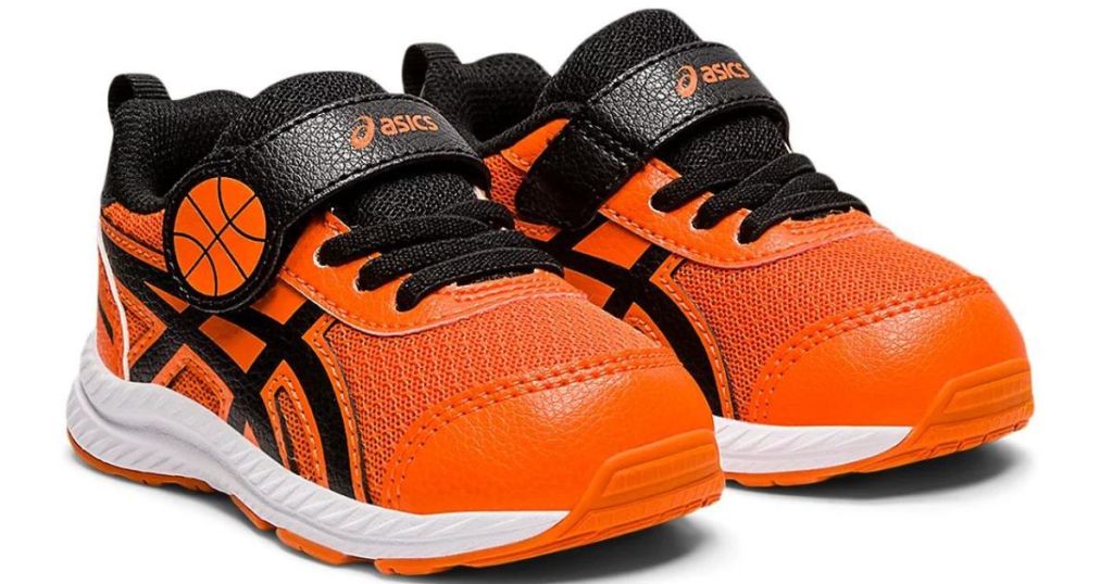 orange basketball shoes