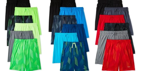 Athletic Works Boy’s Shorts 6-Pack Just $18 on Walmart.com (Includes Husky Sizes) – Just $3 Per Pair