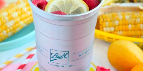 Upgrade Your Red Plastic Cups to Recyclable Ball Aluminum Cups (10-Pack Just $3.98 After Cash Back at Walmart)