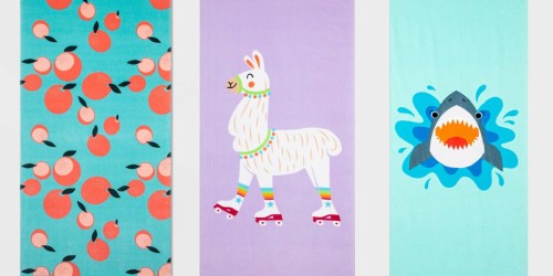 Sun Squad Beach Towels from $4.80 on Target.com | So Many Fun Prints