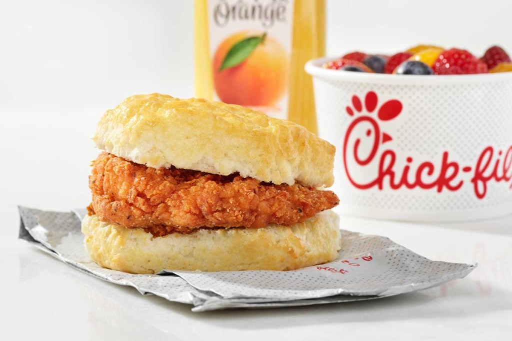 Spicy Chicken Biscuit from Chick-fil-A