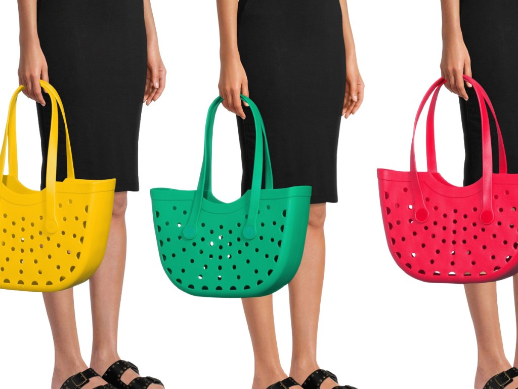 colorful bogg bags
