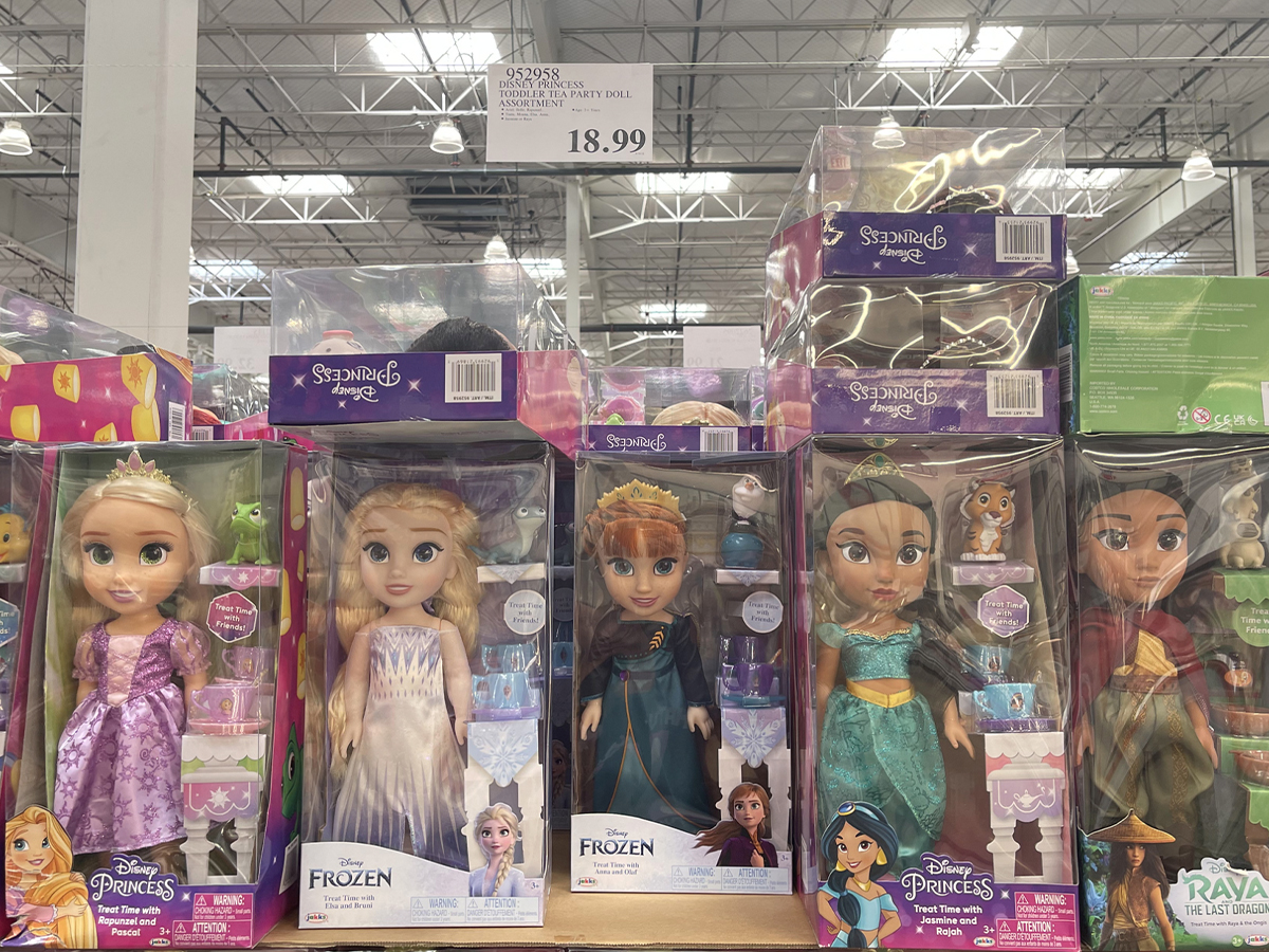 disney princess tea time dolls costco