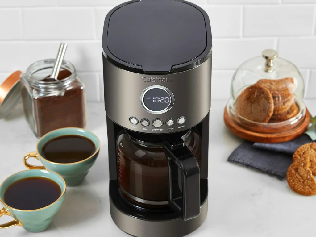 cuisinart 12 cup coffee maker in kitchen