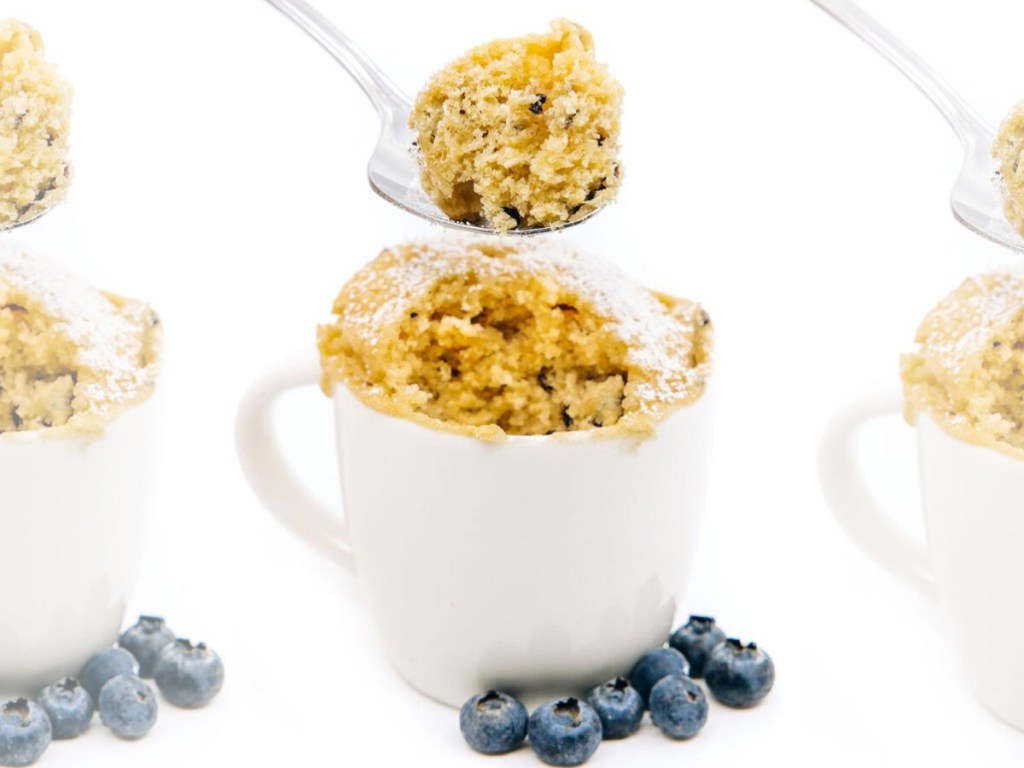 blueberry mug cake