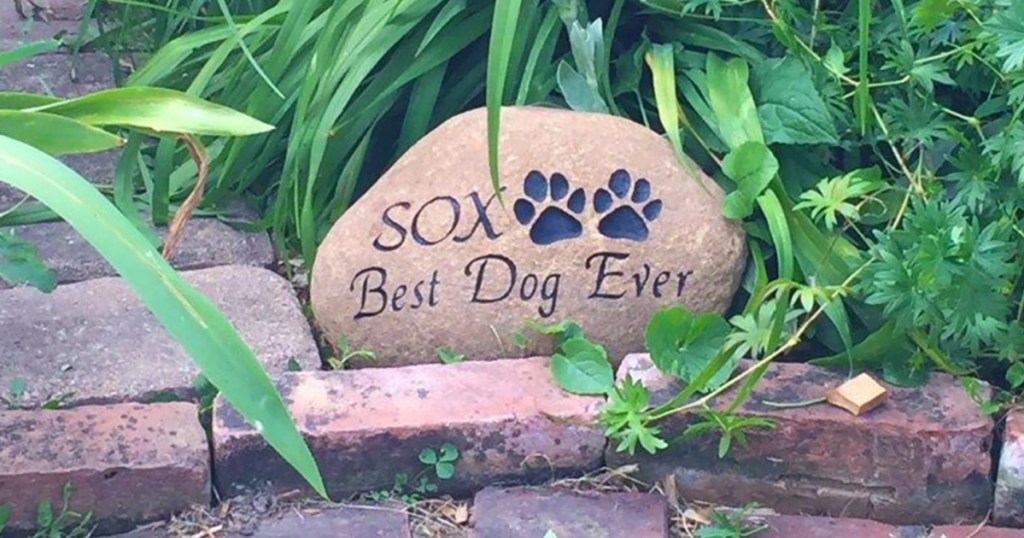 memorial stone pet sympathy gift