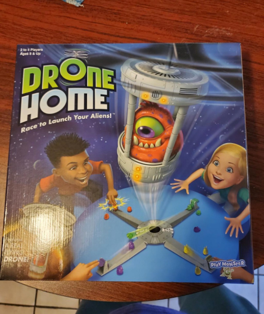drone home board game on table