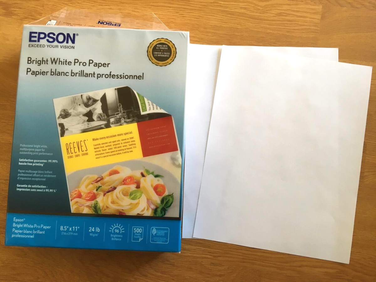 epson paper packaging