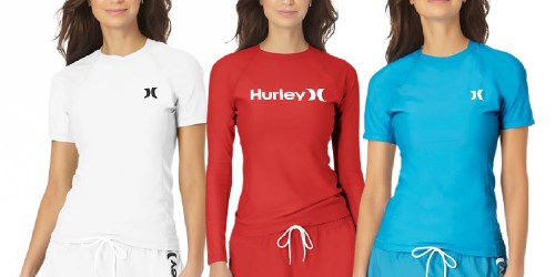 Hurley Women’s Rash Guards from $9.99 on Zulily.com (Regularly $32)