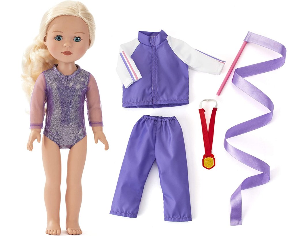 gymnast doll (1) w accessories