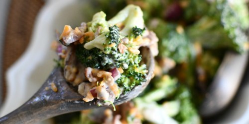 Broccoli Salad With Bacon Recipe (Easy Summer Side Dish)