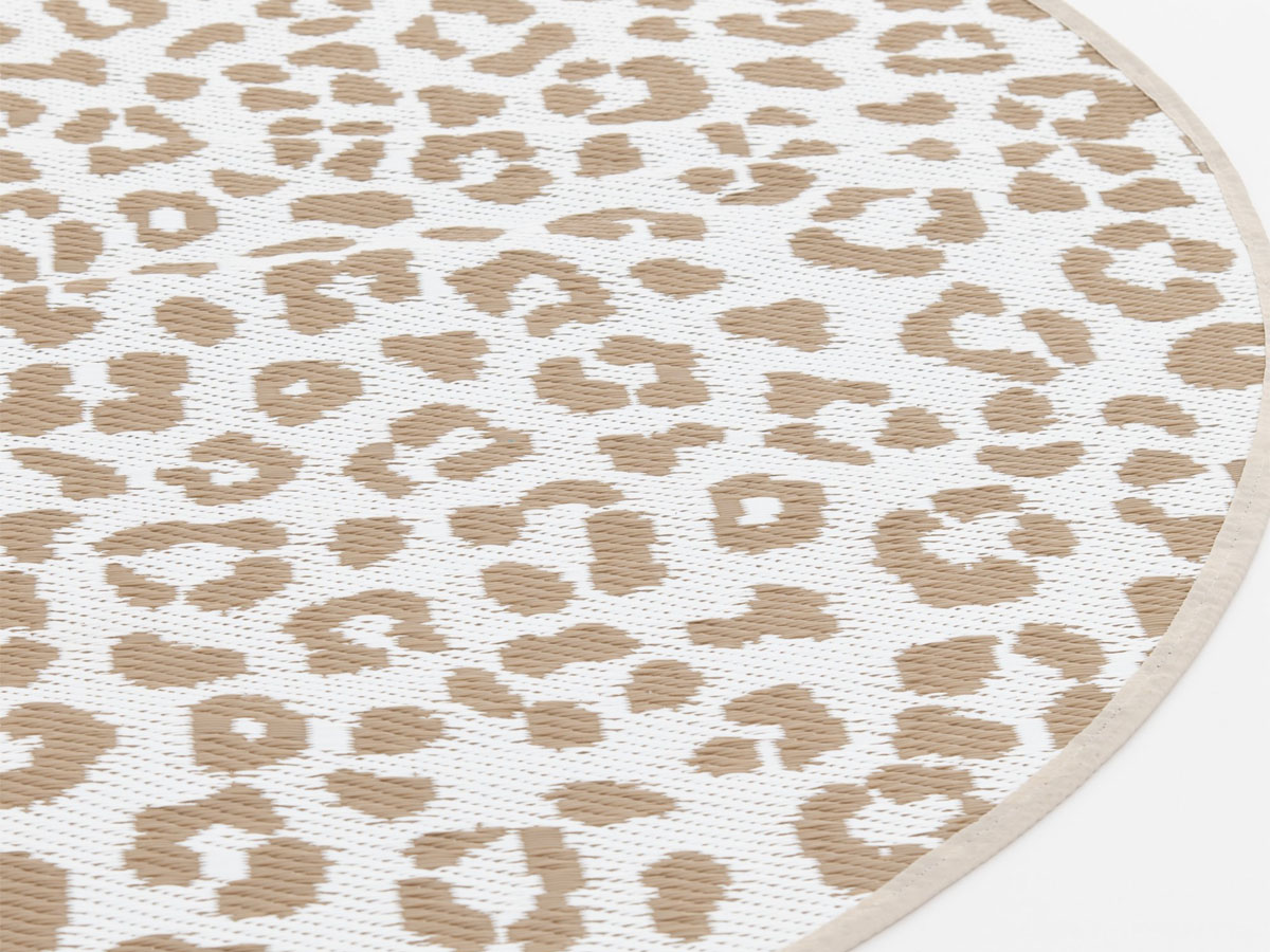 leopard round mainstays rug 