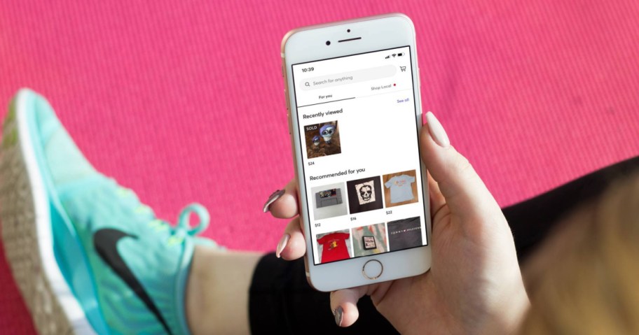 sell clothes online with mercari app