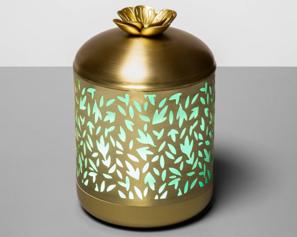 gold color changing diffuser