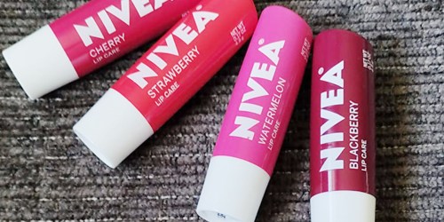 Nivea Lip Balm 4-Packs from $6 Shipped on Amazon (Just $1.51 Each)