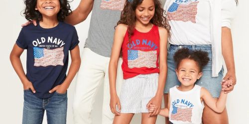 Old Navy Graphic Tees for the Family from $4 | Includes Patriotic Tees